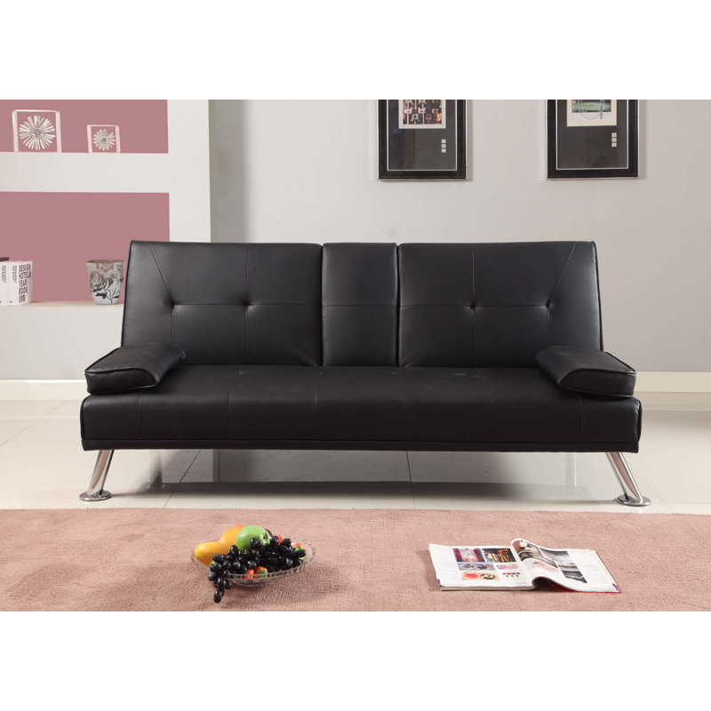 Metro Lane Comerford 3 Seater Clic Clac Sofa Bed & Reviews Wayfair.co.uk